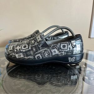 Alegria Keli Tex-Mex Comfort Leather‎ Clogs Size 39 US Size 9 (bin b23)